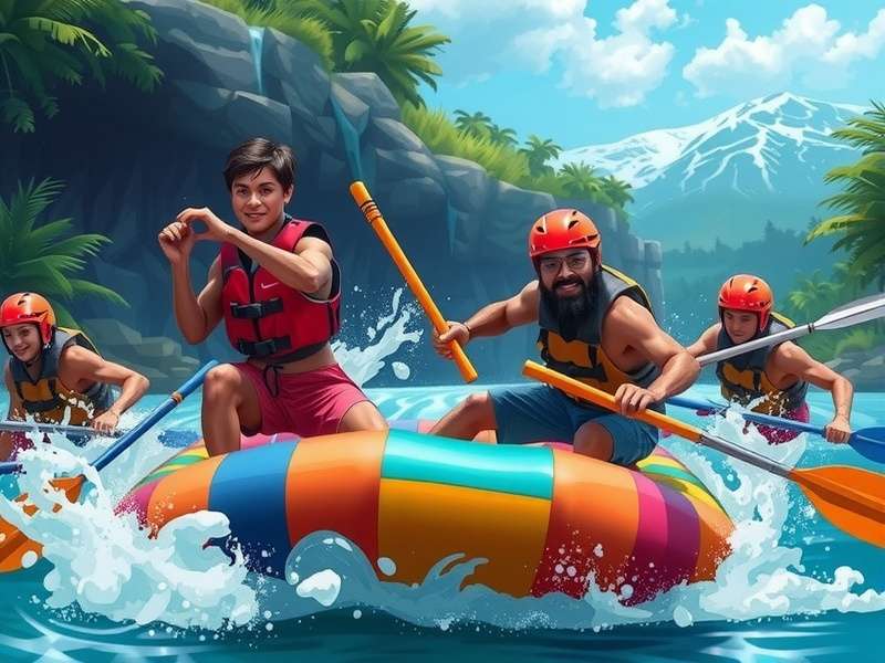 Indian Players of Adventure Rapids Rush